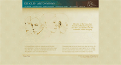 Desktop Screenshot of drantonyshyn.com
